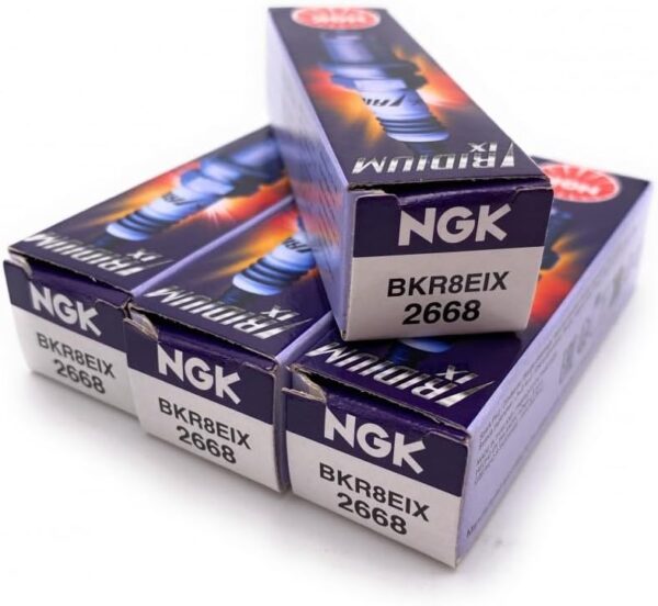 NGK Iridium IX Spark plug BKR8EIX (Pack of 4)