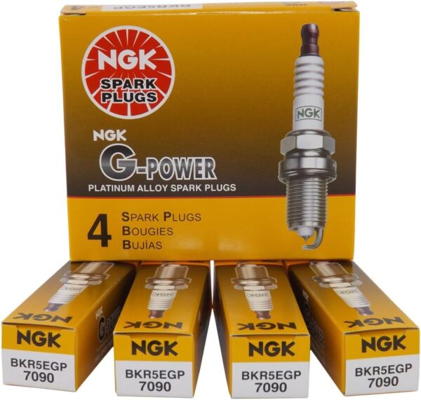 NGK 7090 G-Power Spark Plug (Pack of 4)