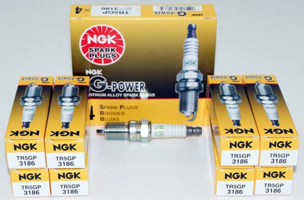 NGK G-Power Platinum Spark Plugs TR5GP - (Pack of 8)